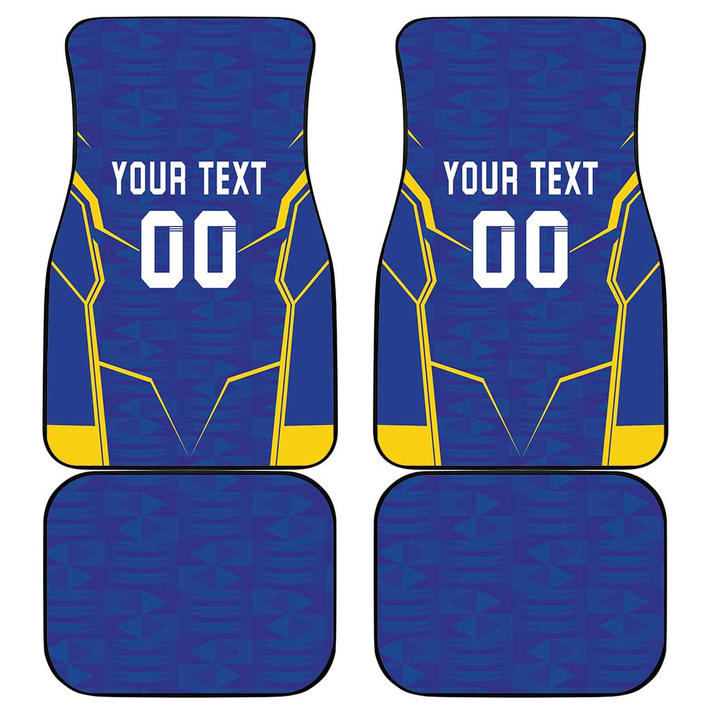 Custom Afro Tanzania Football Car Mats Taifa Stars Go Champion