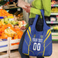 Custom Afro Tanzania Football Grocery Bag Taifa Stars Go Champion
