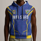 Custom Afro Tanzania Football Sleeveless Hoodie Taifa Stars Go Champion - African Pride