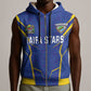 Custom Afro Tanzania Football Sleeveless Zip Hoodie Taifa Stars Go Champion - African Pride