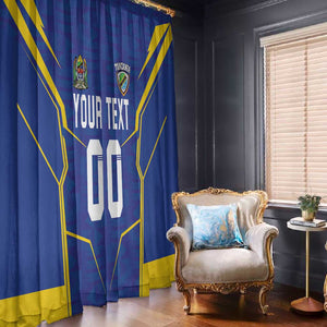 Custom Afro Tanzania Football Window Curtain Taifa Stars Go Champion