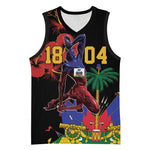 Afro-Haitians Negre Marron Basketball Jersey Libete Egalite Fratenite - African Pride