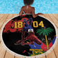 Afro-Haitians Negre Marron Beach Blanket Libete Egalite Fratenite - African Pride