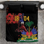 Afro-Haitians Negre Marron Bedding Set Libete Egalite Fratenite - African Pride