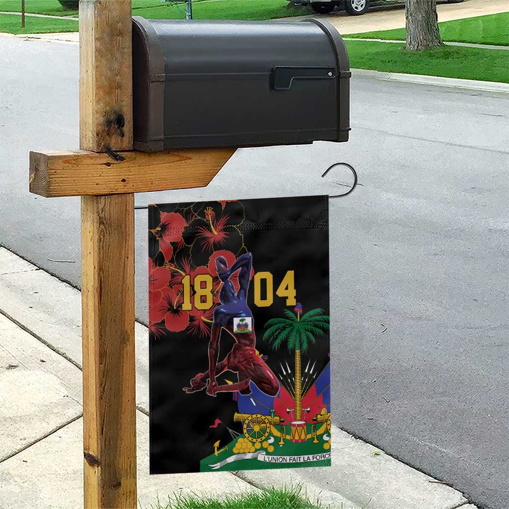 Afro-Haitians Negre Marron Garden Flag Libete Egalite Fratenite - African Pride