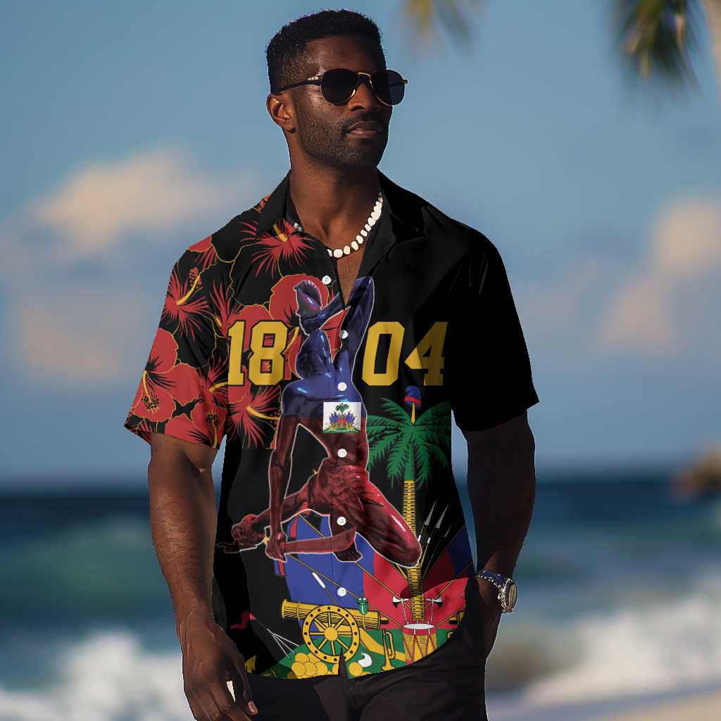 Afro-Haitians Negre Marron Hawaiian Shirt Libete Egalite Fratenite - African Pride