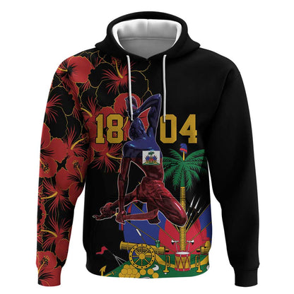 Afro-Haitians Negre Marron Hoodie Libete Egalite Fratenite - African Pride