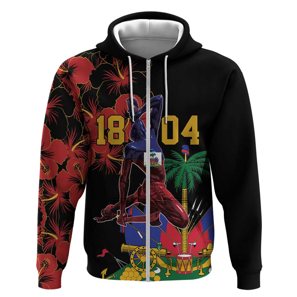 Afro-Haitians Negre Marron Hoodie Libete Egalite Fratenite - African Pride