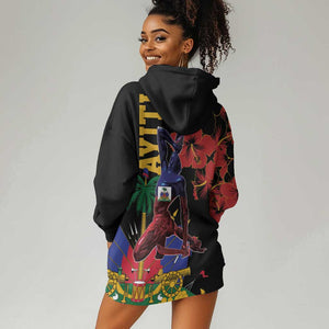 Afro-Haitians Negre Marron Hoodie Dress Libete Egalite Fratenite - African Pride
