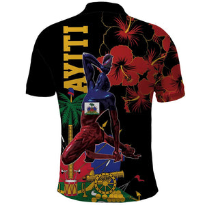 Afro-Haitians Negre Marron Polo Shirt Libete Egalite Fratenite - African Pride