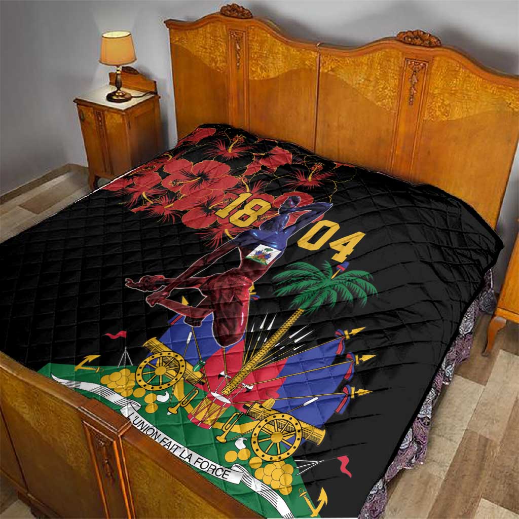 Afro-Haitians Negre Marron Quilt Libete Egalite Fratenite - African Pride