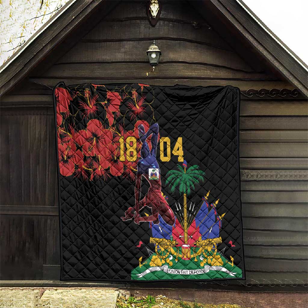 Afro-Haitians Negre Marron Quilt Libete Egalite Fratenite - African Pride