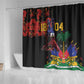 Afro-Haitians Negre Marron Shower Curtain Libete Egalite Fratenite - African Pride