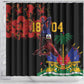 Afro-Haitians Negre Marron Shower Curtain Libete Egalite Fratenite - African Pride