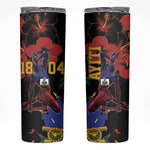 Afro-Haitians Negre Marron Skinny Tumbler Libete Egalite Fratenite - African Pride