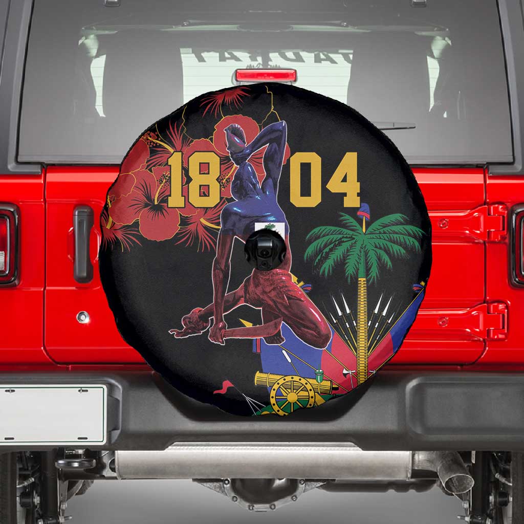 Afro-Haitians Negre Marron Spare Tire Cover Libete Egalite Fratenite - African Pride