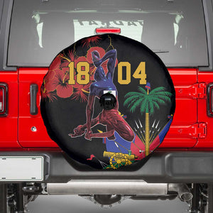 Afro-Haitians Negre Marron Spare Tire Cover Libete Egalite Fratenite - African Pride