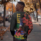 Afro-Haitians Negre Marron Sweatshirt Libete Egalite Fratenite - African Pride
