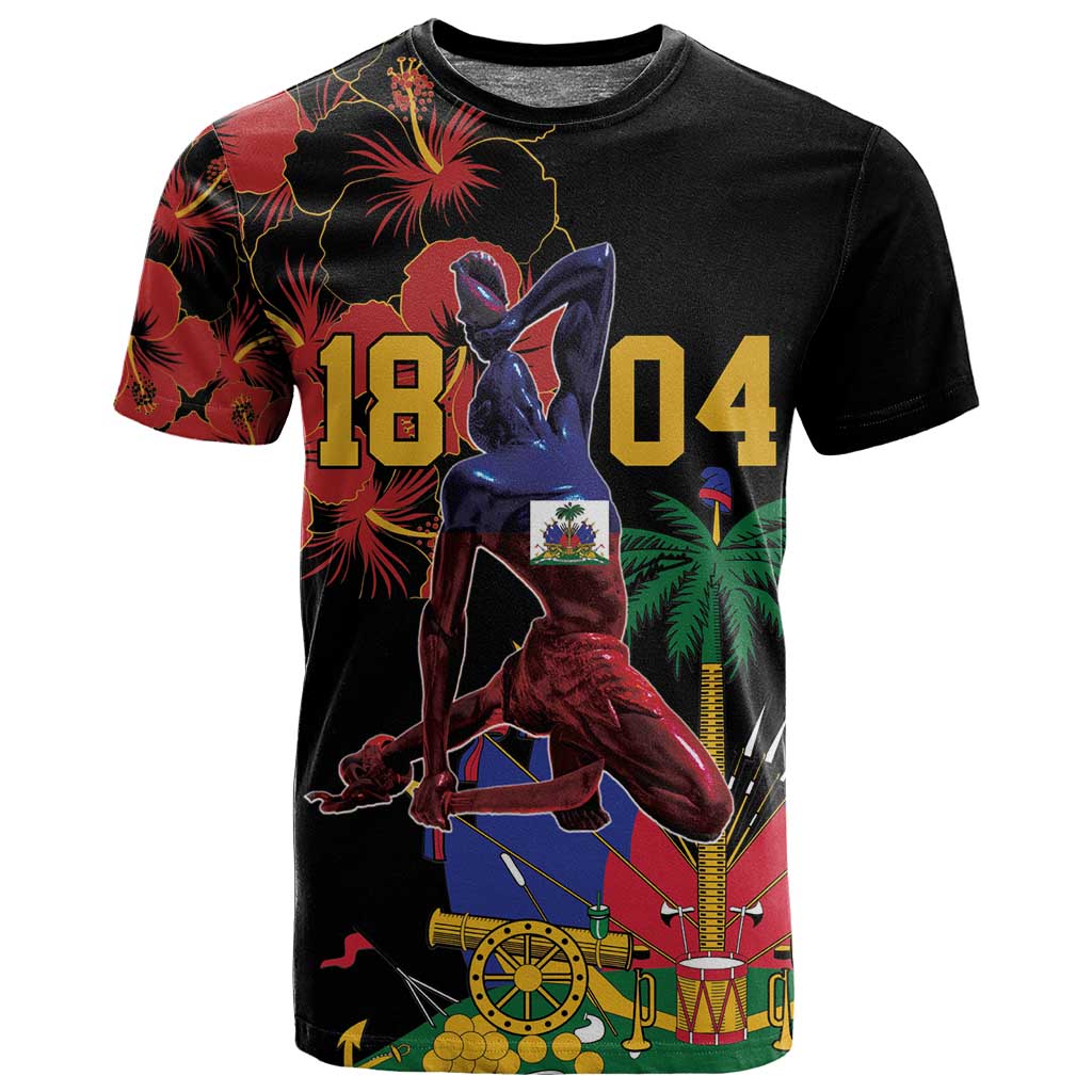 Afro-Haitians Negre Marron T shirt Libete Egalite Fratenite - African Pride