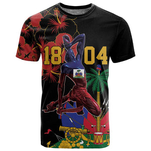 Afro-Haitians Negre Marron T shirt Libete Egalite Fratenite - African Pride