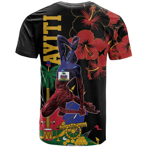 Afro-Haitians Negre Marron T shirt Libete Egalite Fratenite - African Pride