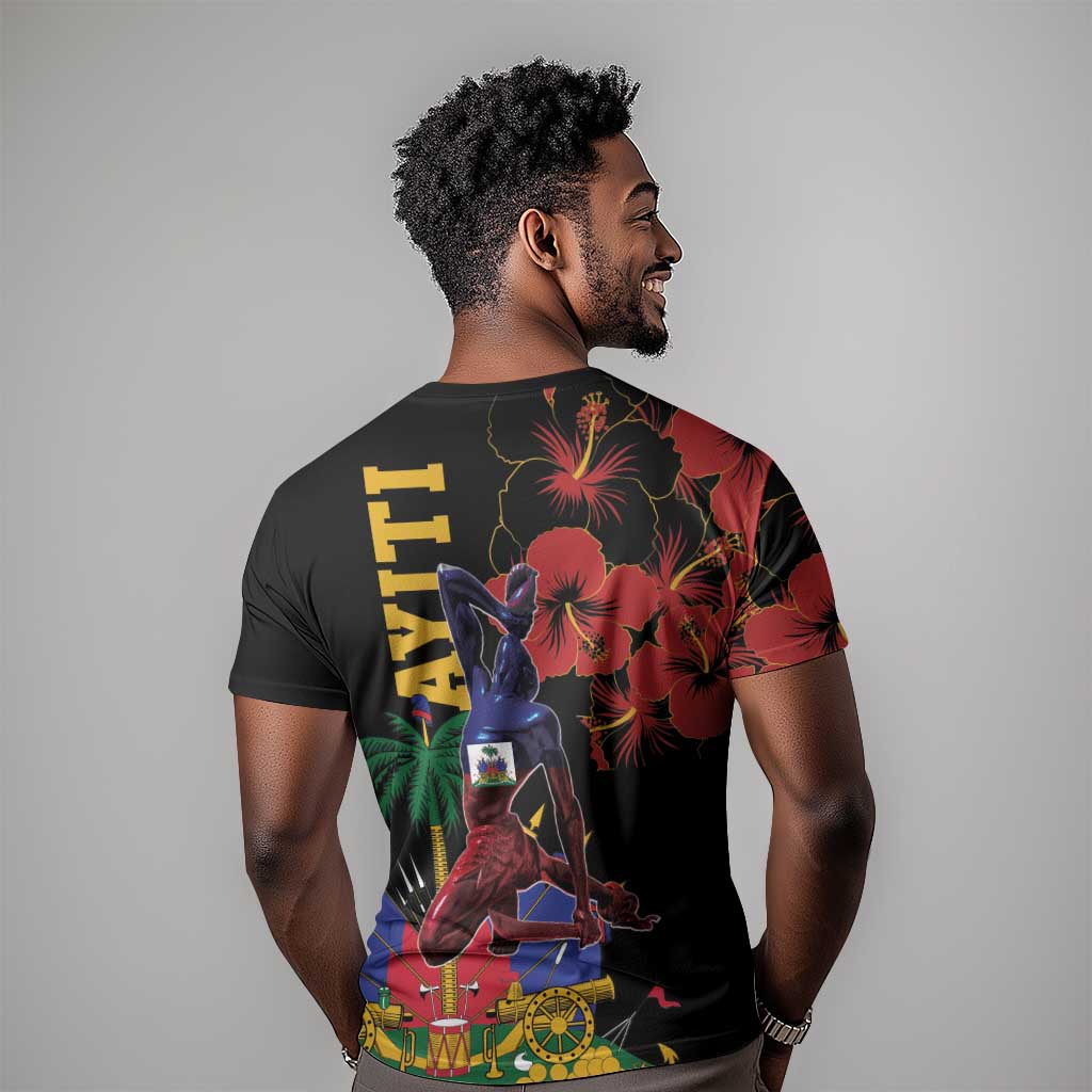 Afro-Haitians Negre Marron T shirt Libete Egalite Fratenite - African Pride