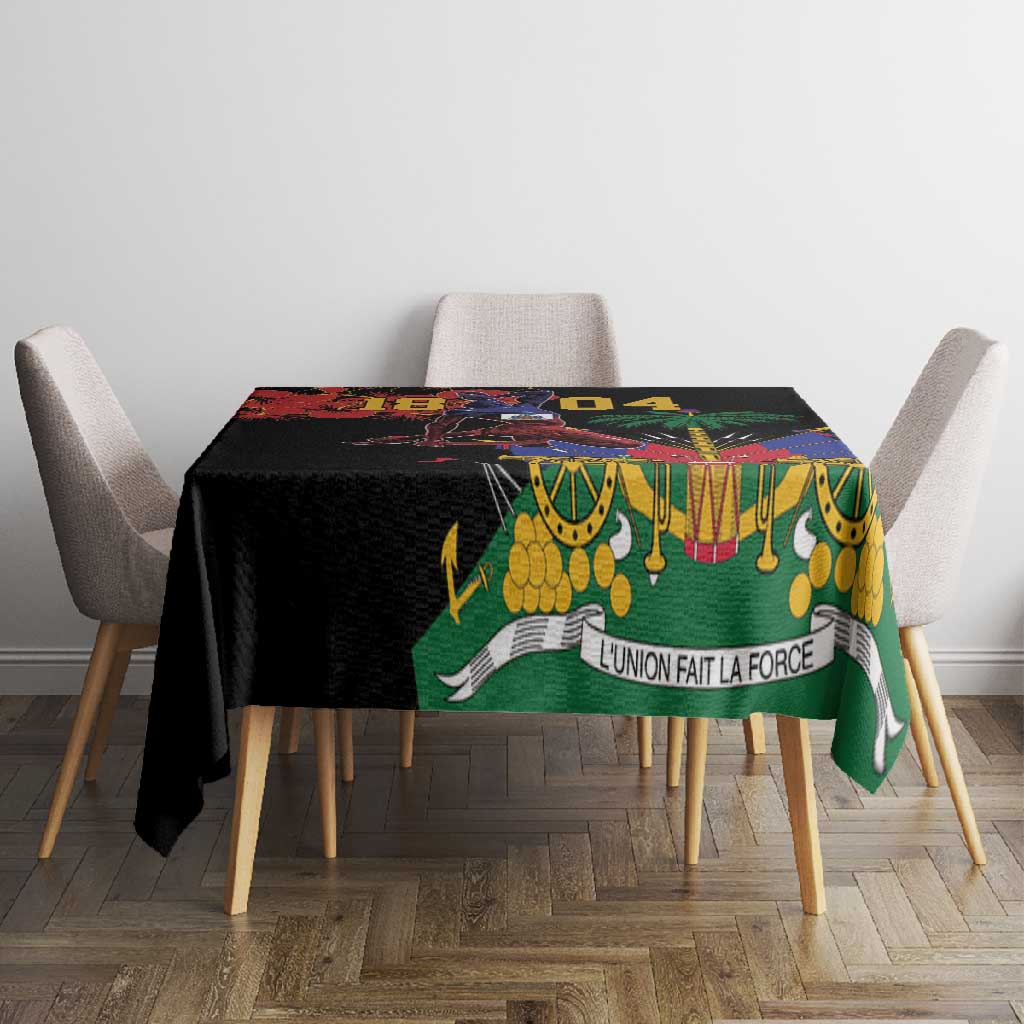 Afro-Haitians Negre Marron Tablecloth Libete Egalite Fratenite - African Pride