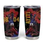 Afro-Haitians Negre Marron Tumbler Cup Libete Egalite Fratenite - African Pride