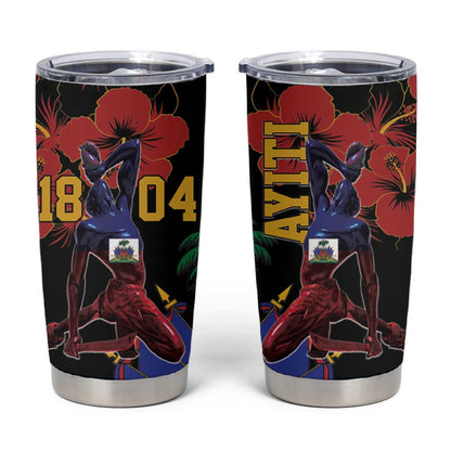 Afro-Haitians Negre Marron Tumbler Cup Libete Egalite Fratenite - African Pride