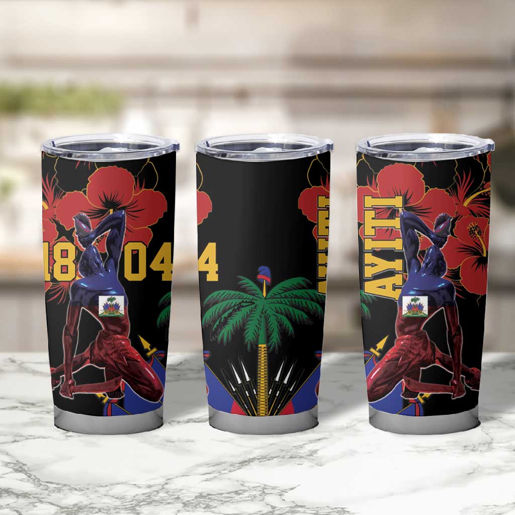 Afro-Haitians Negre Marron Tumbler Cup Libete Egalite Fratenite - African Pride