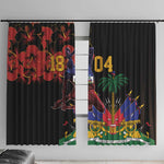 Afro-Haitians Negre Marron Window Curtain Libete Egalite Fratenite - African Pride