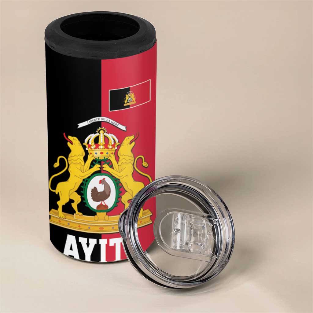 First Empire Afro-Haitians 1804-1806 4 in 1 Can Cooler Tumbler Liberte ou la Mort - African Pride