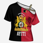 First Empire Afro-Haitians 1804-1806 Cross Shoulder Shirt Liberte ou la Mort