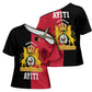 First Empire Afro-Haitians 1804-1806 Cross Shoulder Shirt Liberte ou la Mort