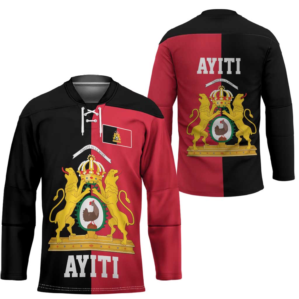 First Empire Afro-Haitians 1804-1806 Hockey Jersey Liberte ou la Mort