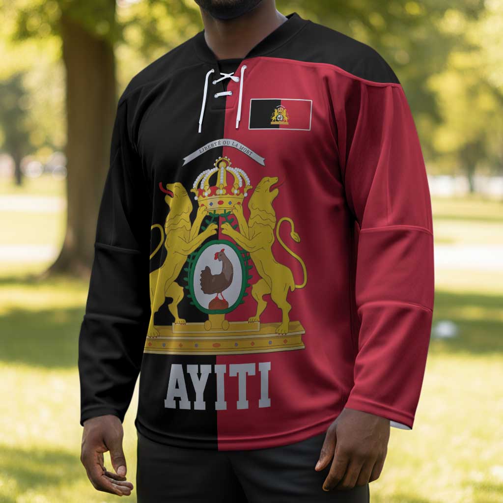 First Empire Afro-Haitians 1804-1806 Hockey Jersey Liberte ou la Mort