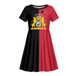 First Empire Afro-Haitians 1804-1806 Kid Short Sleeve Dress Liberte ou la Mort - African Pride