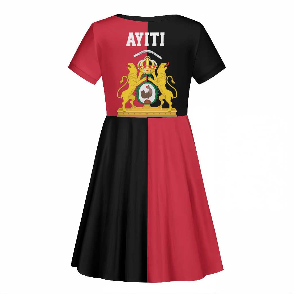 First Empire Afro-Haitians 1804-1806 Kid Short Sleeve Dress Liberte ou la Mort - African Pride