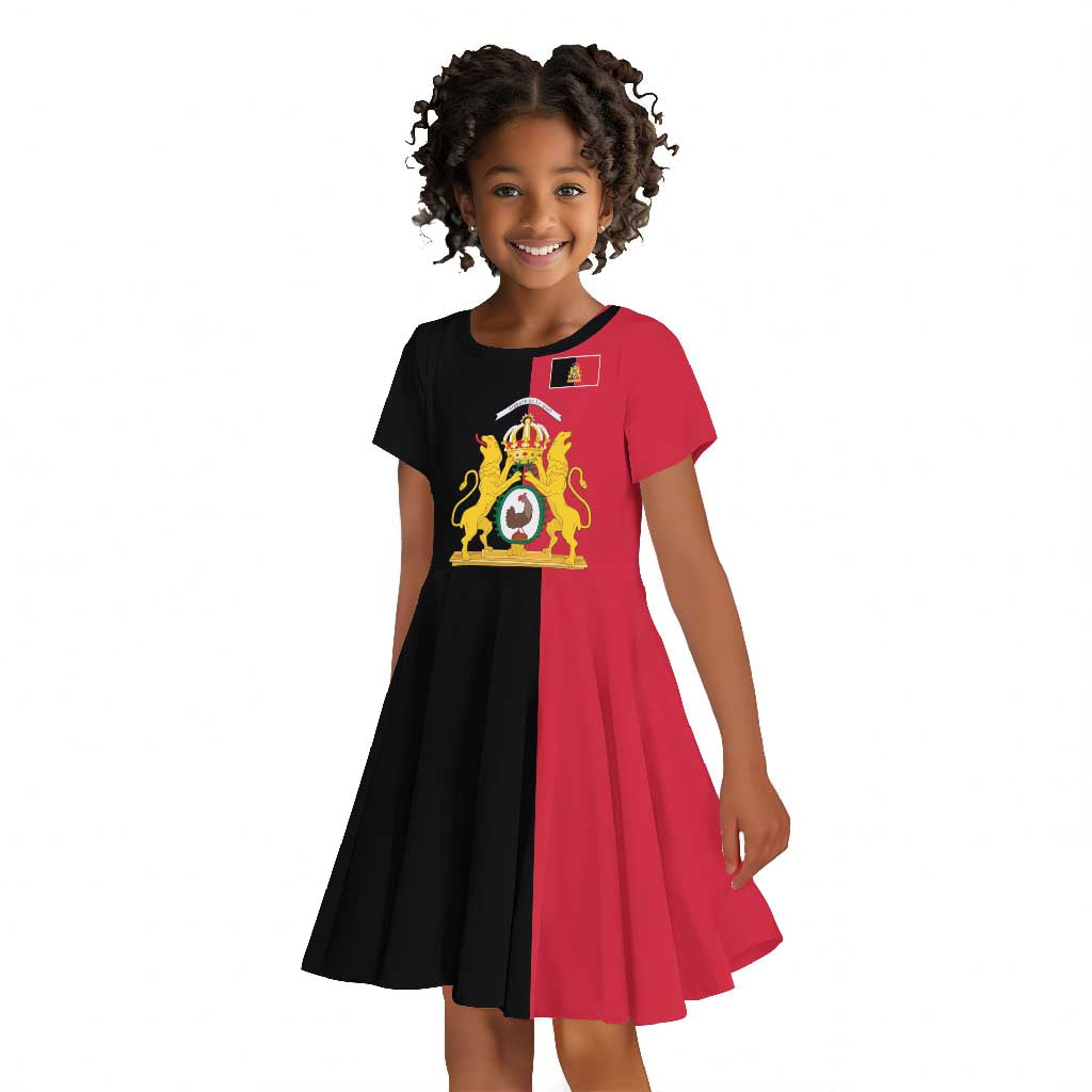 First Empire Afro-Haitians 1804-1806 Kid Short Sleeve Dress Liberte ou la Mort - African Pride