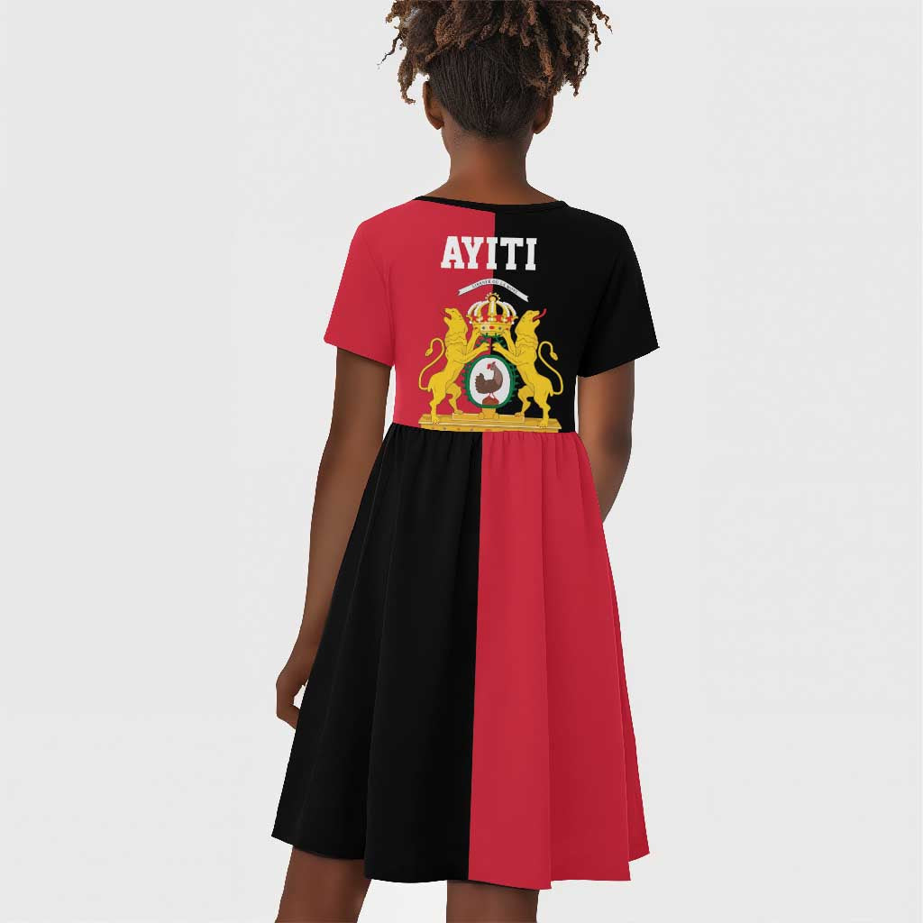 First Empire Afro-Haitians 1804-1806 Kid Short Sleeve Dress Liberte ou la Mort - African Pride