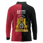 First Empire Afro-Haitians 1804-1806 Long Sleeve Polo Shirt Liberte ou la Mort - African Pride