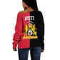 First Empire Afro-Haitians 1804-1806 Off Shoulder Sweater Liberte ou la Mort - African Pride