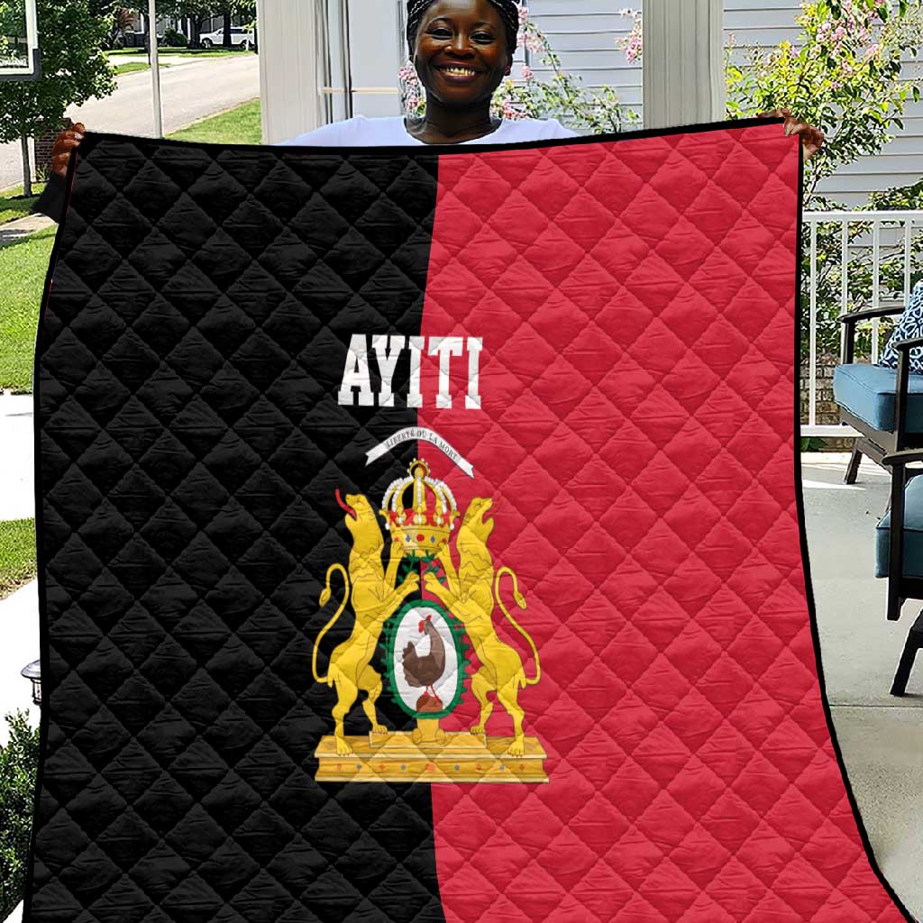 First Empire Afro-Haitians 1804-1806 Quilt Liberte ou la Mort - African Pride