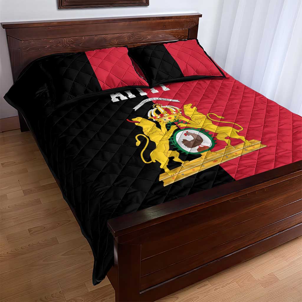 First Empire Afro-Haitians 1804-1806 Quilt Bed Set Liberte ou la Mort - African Pride