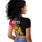 First Empire Afro-Haitians 1804-1806 Raglan Cropped T shirt Liberte ou la Mort - African Pride