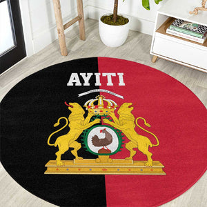 First Empire Afro-Haitians 1804-1806 Round Carpet Liberte ou la Mort - African Pride