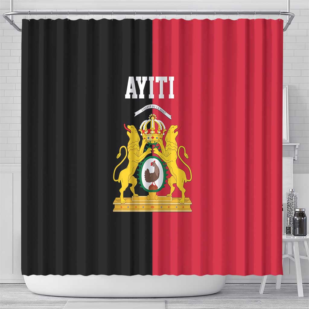 First Empire Afro-Haitians 1804-1806 Shower Curtain Liberte ou la Mort - African Pride