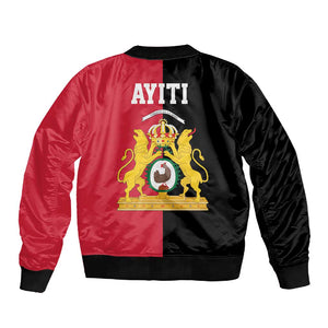 First Empire Afro-Haitians 1804-1806 Sleeve Zip Bomber Jacket Liberte ou la Mort - African Pride