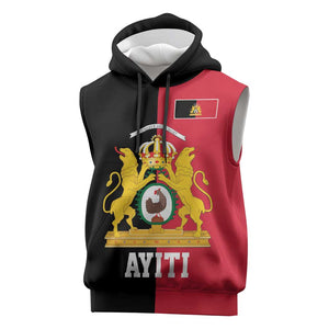 First Empire Afro-Haitians 1804-1806 Sleeveless Hoodie Liberte ou la Mort - African Pride