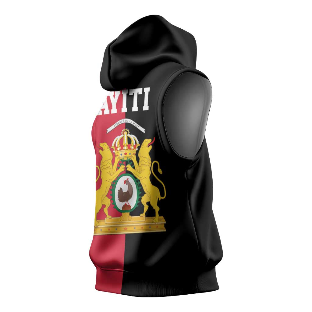 First Empire Afro-Haitians 1804-1806 Sleeveless Hoodie Liberte ou la Mort - African Pride